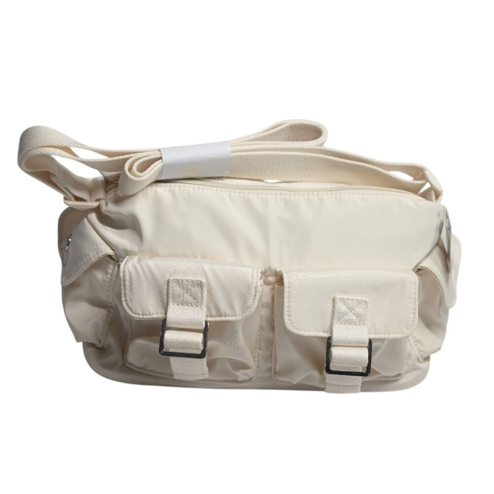Victoria's Secret Nylon Cargo Shoulder Bag in White Shell